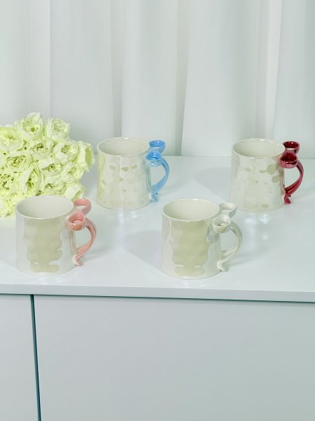 كوب فيونكة مع لمعان